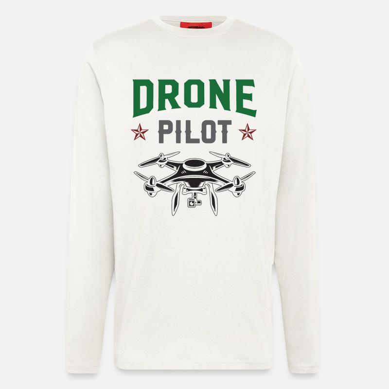 Drone Pilot - Longsleeve - made by SPREAD  - OFF WHITE