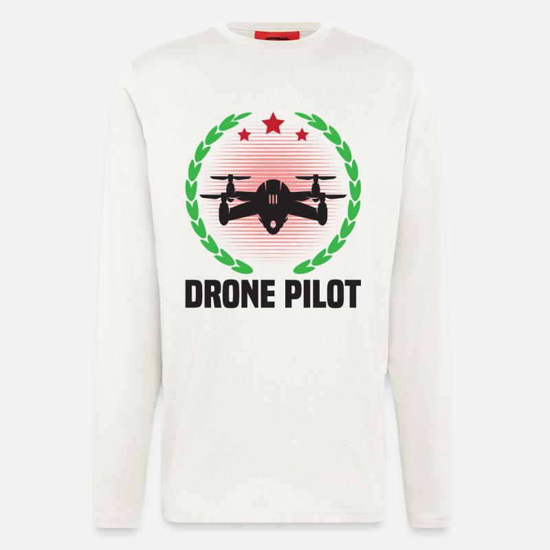 Drone Pilot - Longsleeve - made by SPREAD  - OFF WHITE