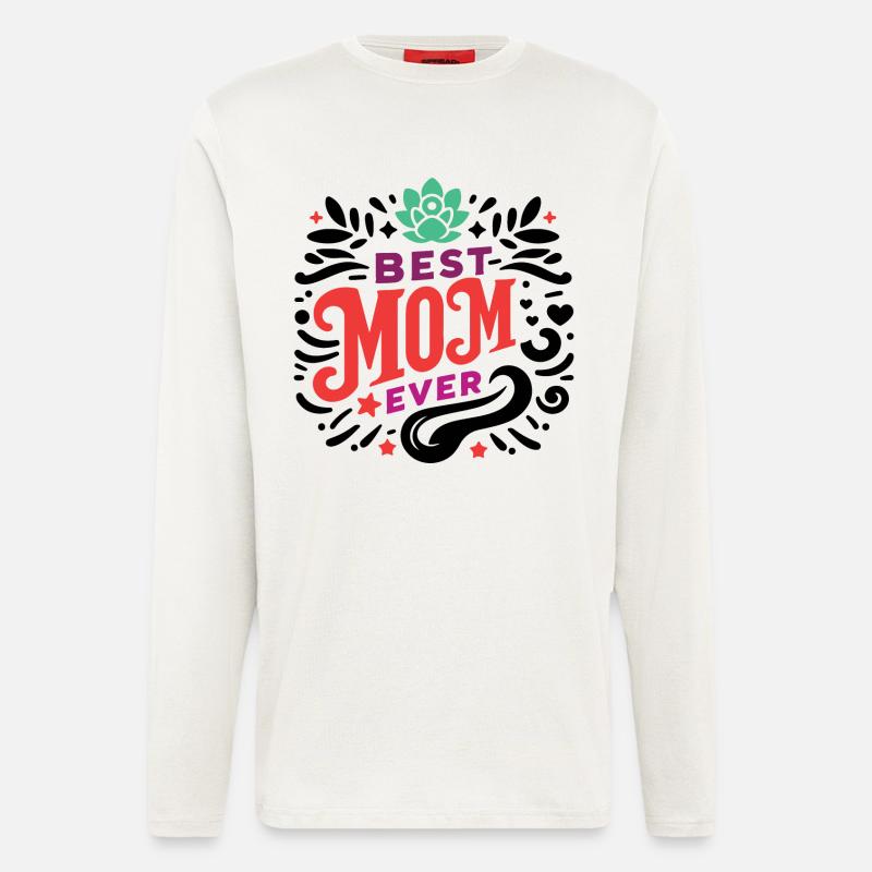 Beste Mutter aller Zeiten - Langarmshirt - made by SPREAD  - OFF WHITE
