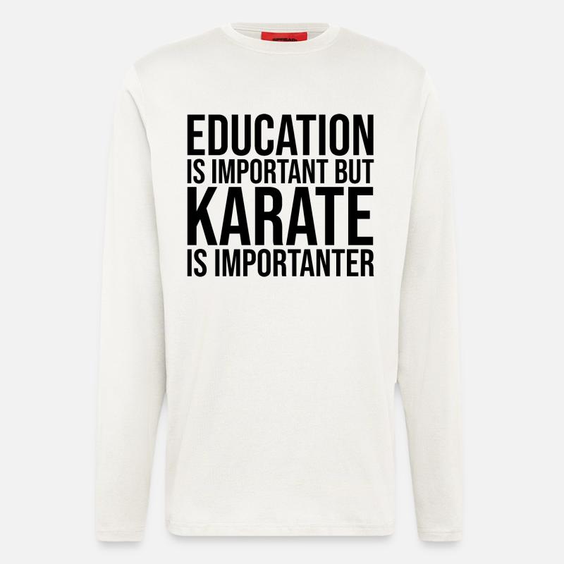 Karate - Langarmshirt - made by SPREAD  - OFF WHITE