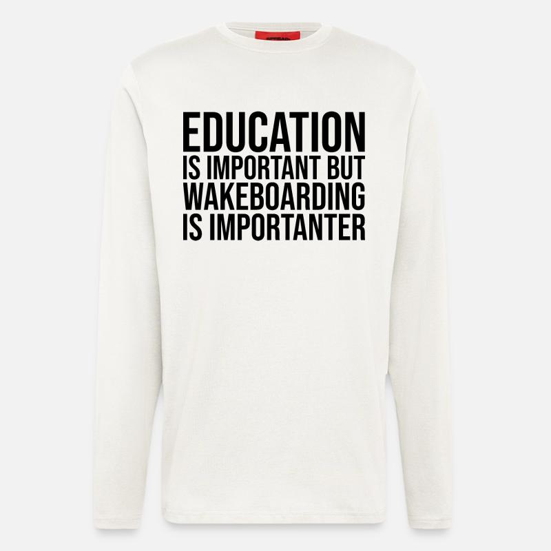 Wakeboard - Langarmshirt - made by SPREAD  - OFF WHITE