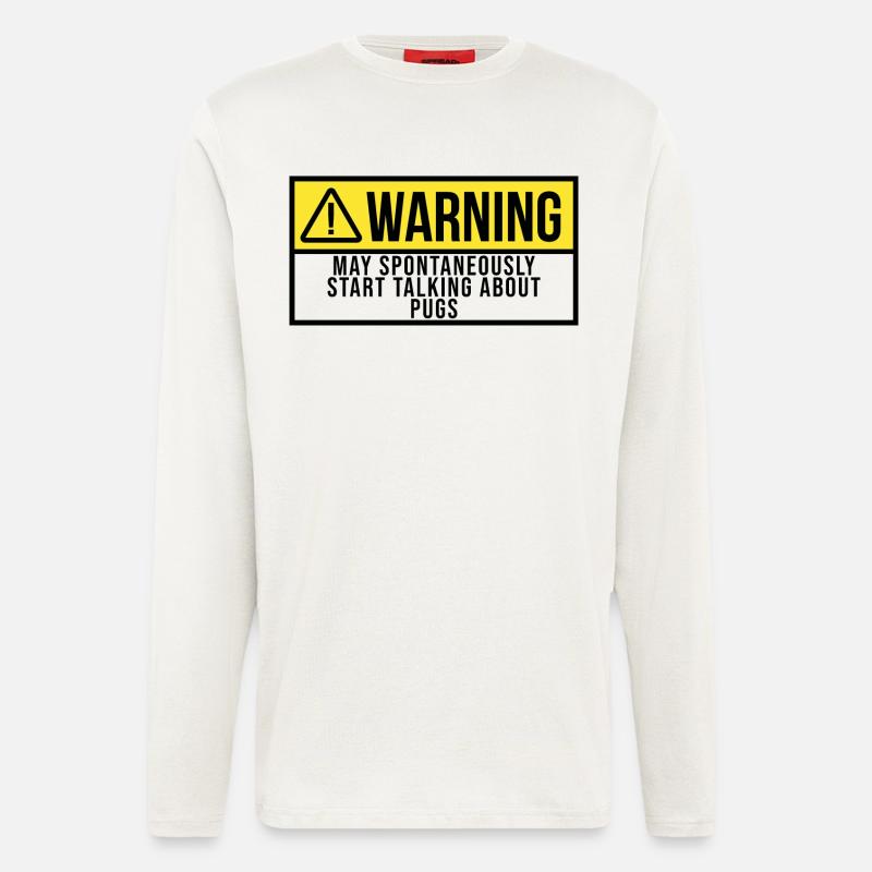 Mops - Langarmshirt - made by SPREAD  - OFF WHITE