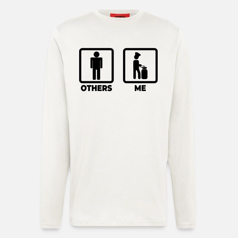 Ich als Koch - Langarmshirt - made by SPREAD  - OFF WHITE