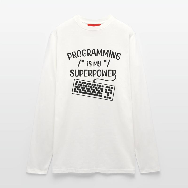 Computerfreak Statement Developer Programmierer Langarmshirt - made by SPREAD 