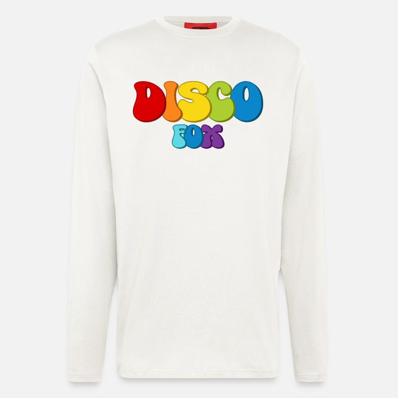 Disco Fox - Longsleeve - made by SPREAD  - OFF WHITE
