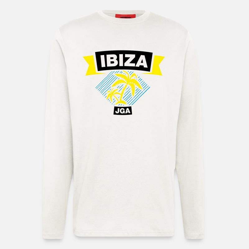 IBIZA Bachelor Party Crew - Longsleeve - made by SPREAD - OFF WHITE