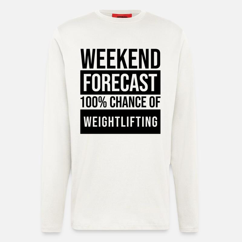 Weights - Longsleeve - made by SPREAD  - OFF WHITE