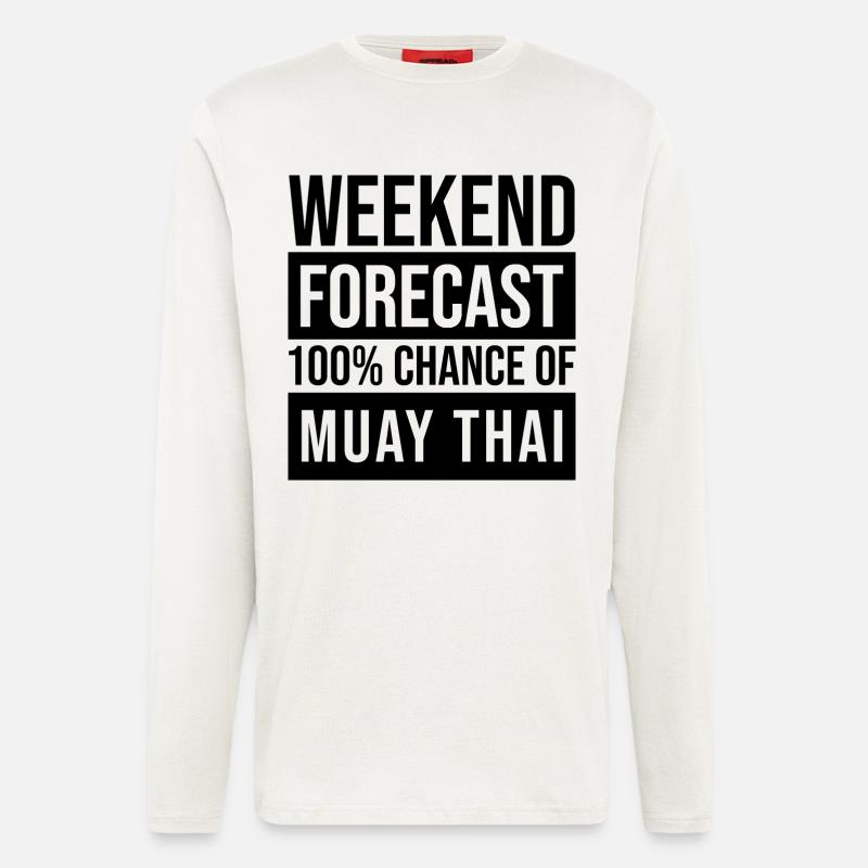Muay Thai - Langarmshirt - made by SPREAD  - OFF WHITE