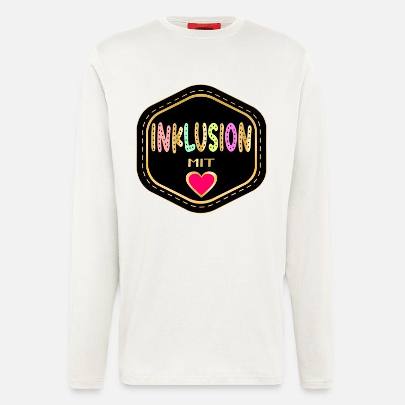 INKLUSION MIT HERZ - Langarmshirt - made by SPREAD  - OFF WHITE