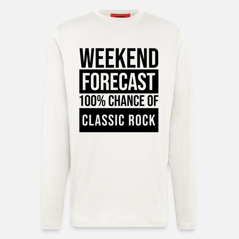 Klassischer Rock - Langarmshirt - made by SPREAD  - OFF WHITE