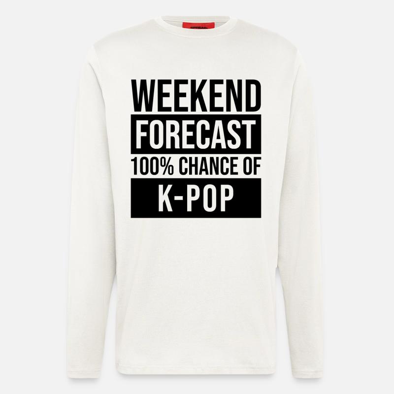 k pop - Langarmshirt - made by SPREAD  - OFF WHITE
