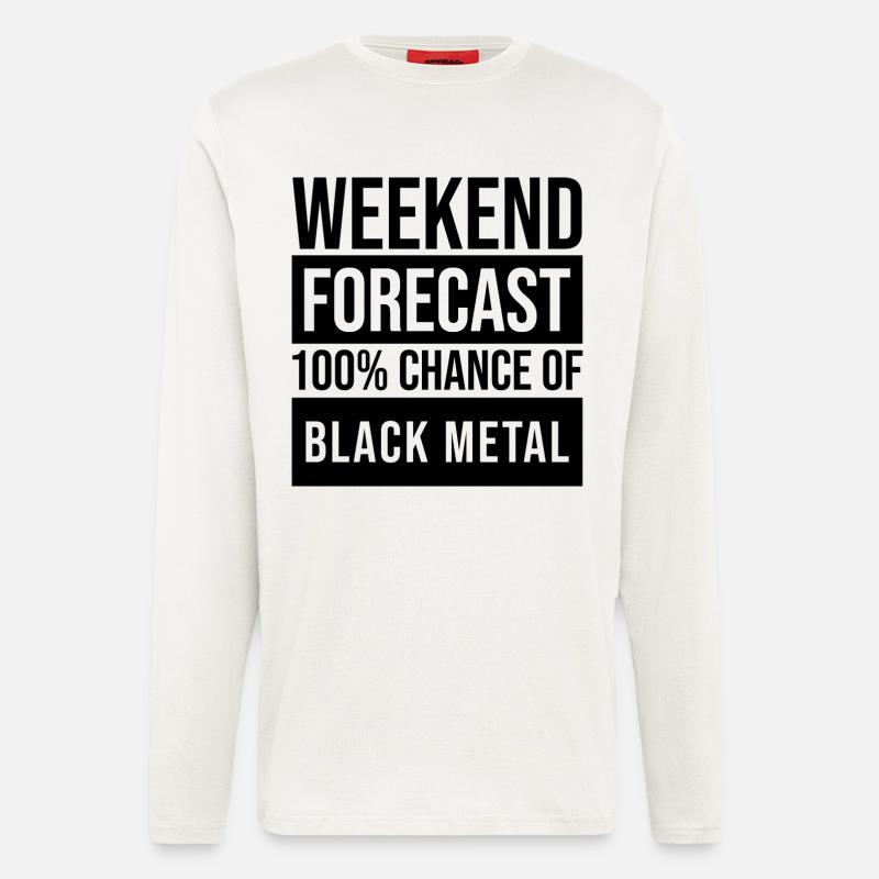 Black Metal - Langarmshirt - made by SPREAD  - OFF WHITE