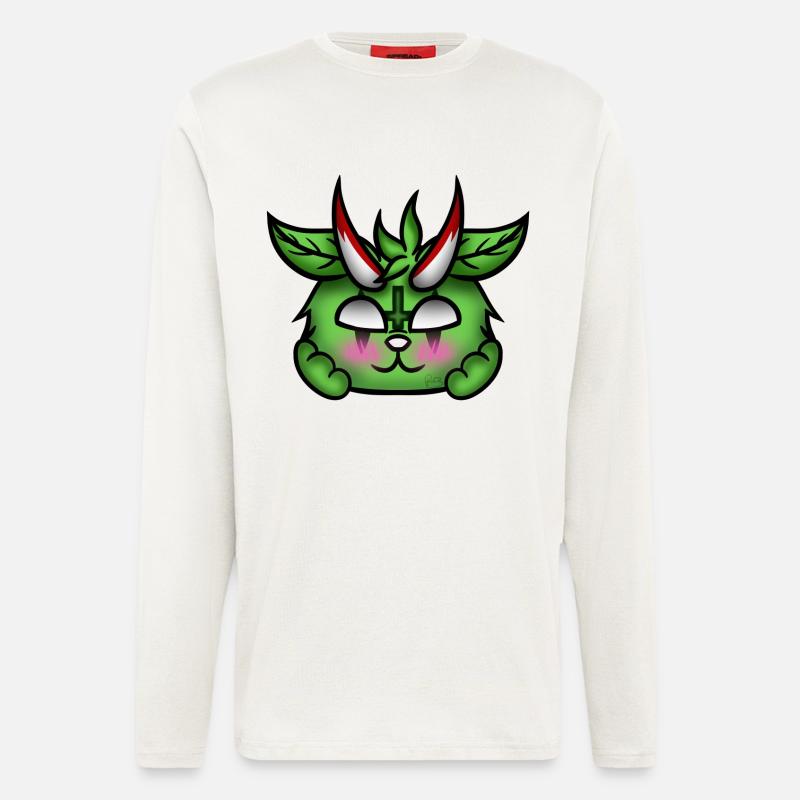 Errötender Dämon! - Langarmshirt - made by SPREAD  - OFF WHITE