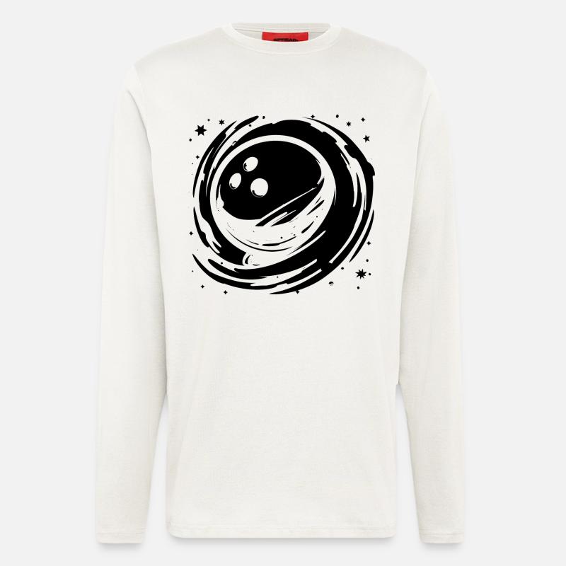 Bowling Grafik - Langarmshirt - made by SPREAD  - OFF WHITE