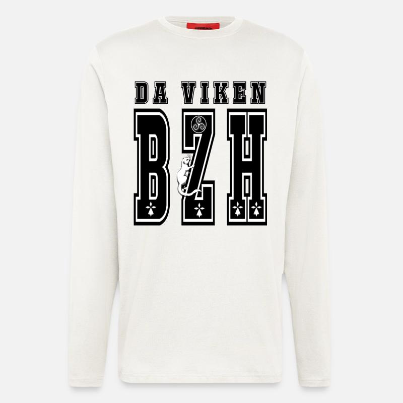 da viken BZH - Longsleeve - made by SPREAD  - OFF WHITE