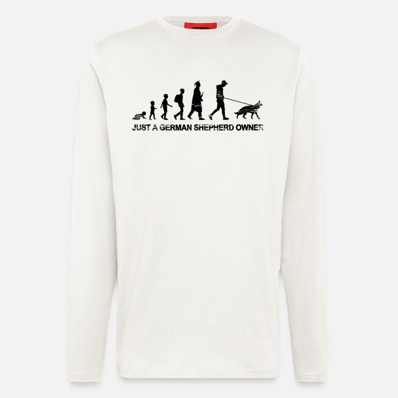 Only one German Shepherd owner - Longsleeve - made by SPREAD  - OFF WHITE