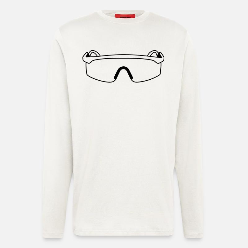 80er Jahre Sonnenbrille - Langarmshirt - made by SPREAD  - OFF WHITE