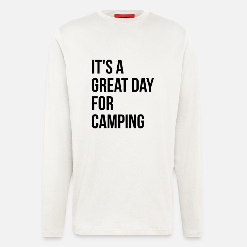 Camping - Langarmshirt - made by SPREAD  - OFF WHITE