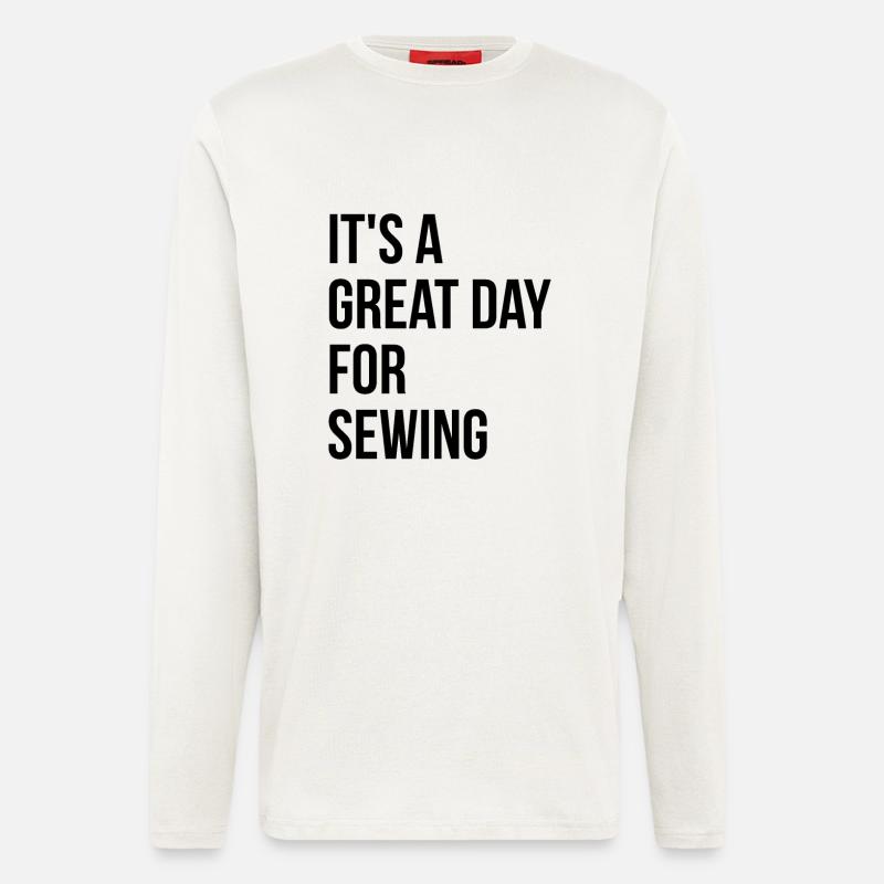 Näharbeit - Langarmshirt - made by SPREAD  - OFF WHITE