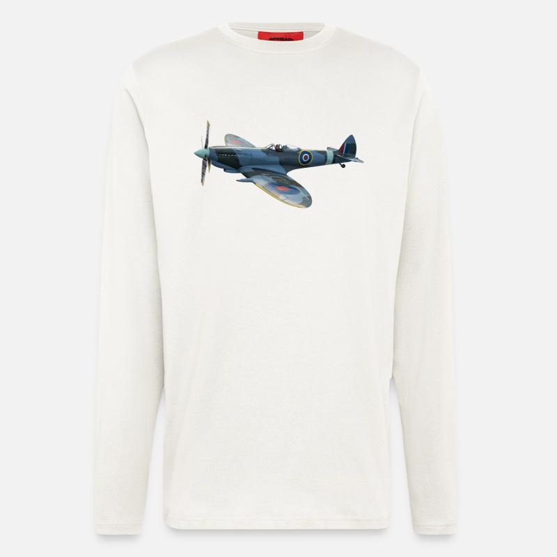 Spitfire - Longsleeve - made by SPREAD  - OFF WHITE