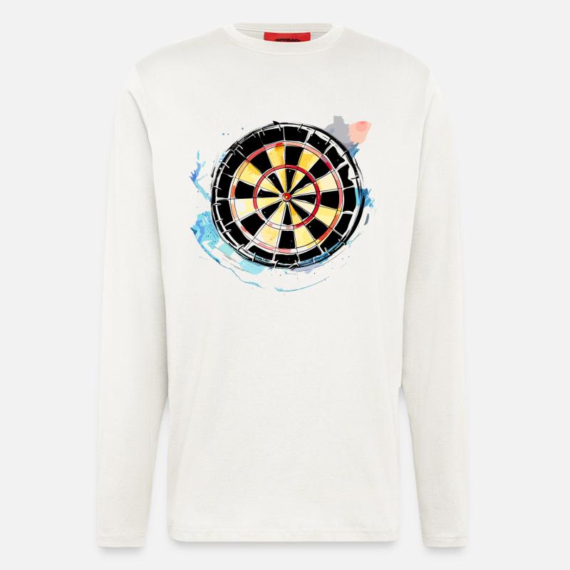 Dartscheibe Skizze - Langarmshirt - made by SPREAD  - OFF WHITE