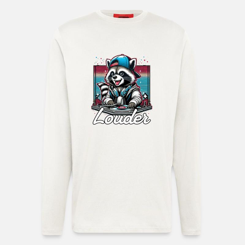 Wachbär DJ DJane Lauter Gift - Longsleeve - made by SPREAD - OFF WHITE