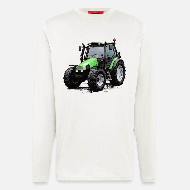 Agrotron 100 - Langarmshirt - made by SPREAD  - OFF WHITE