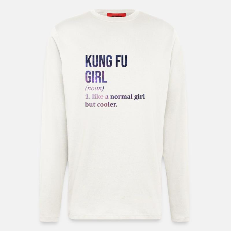 Kung-Fu - Langarmshirt - made by SPREAD  - OFF WHITE