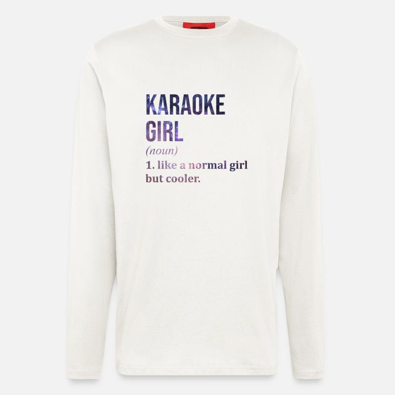 Karaoke - Langarmshirt - made by SPREAD  - OFF WHITE