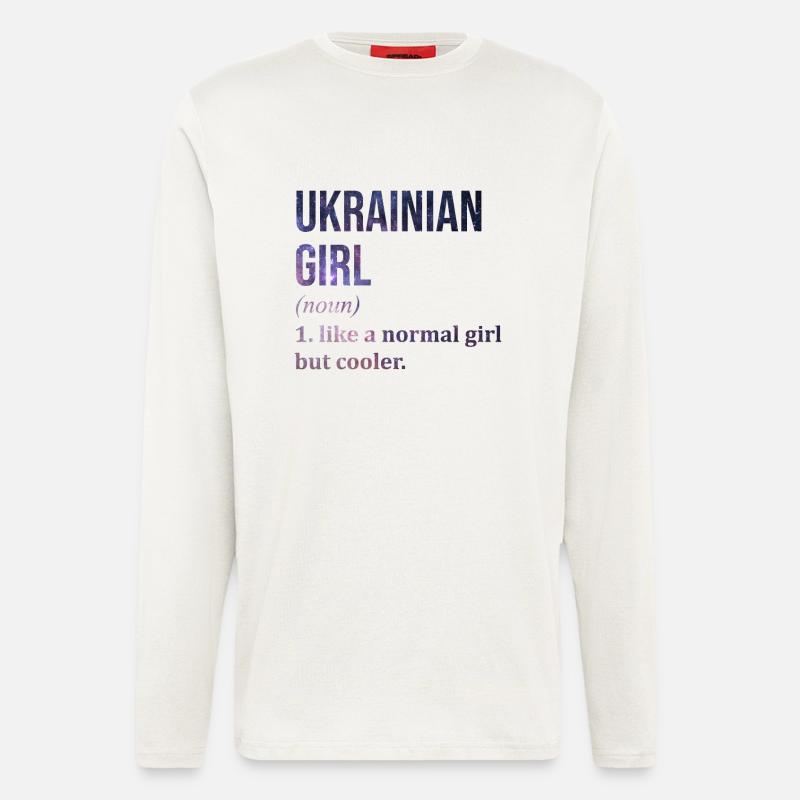 Ukraine - Langarmshirt - made by SPREAD  - OFF WHITE