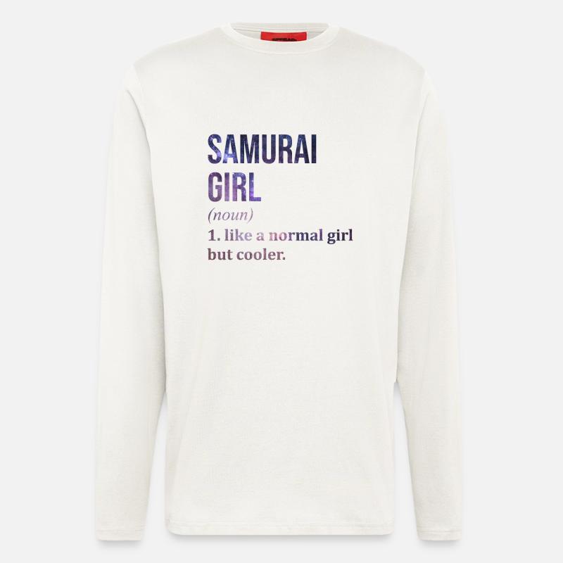 Samurai Samurai Samurai - Longsleeve - made by SPREAD  - OFF WHITE