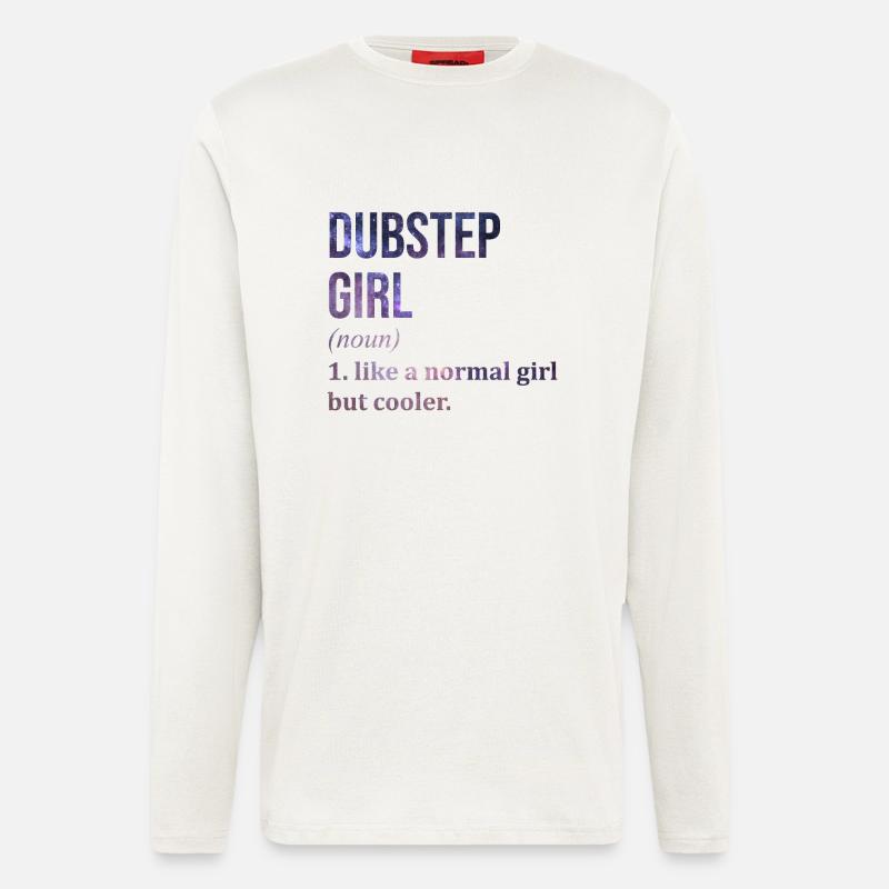 Dubstep Dubstep Dubstep - Langarmshirt - made by SPREAD  - OFF WHITE