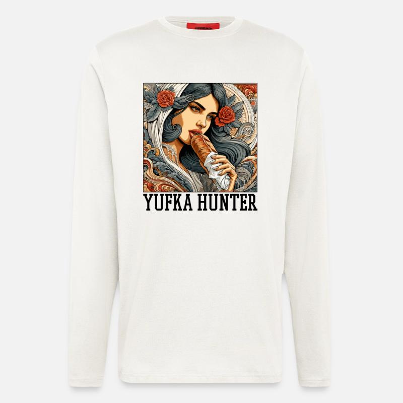 Yufka Jäger Kebab Geschenk - Langarmshirt - made by SPREAD - OFF WHITE