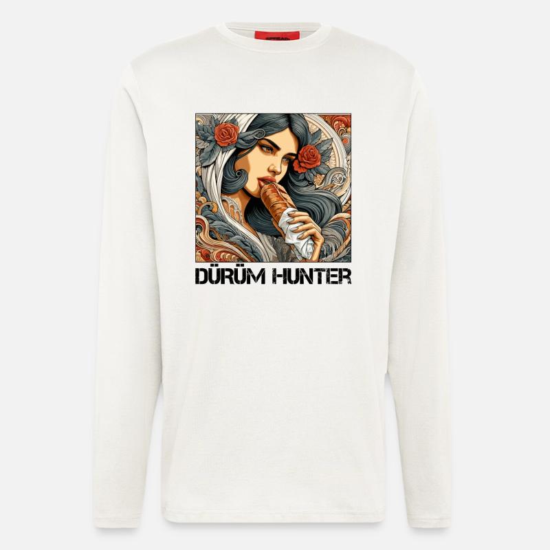 Dürüm Hunter Kebab Gift - Longsleeve - made by SPREAD  - OFF WHITE