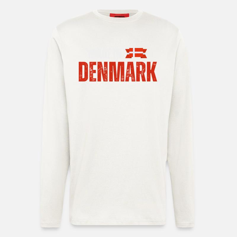 Made in Denmark, Danish pride - Longsleeve - made by SPREAD  - OFF WHITE