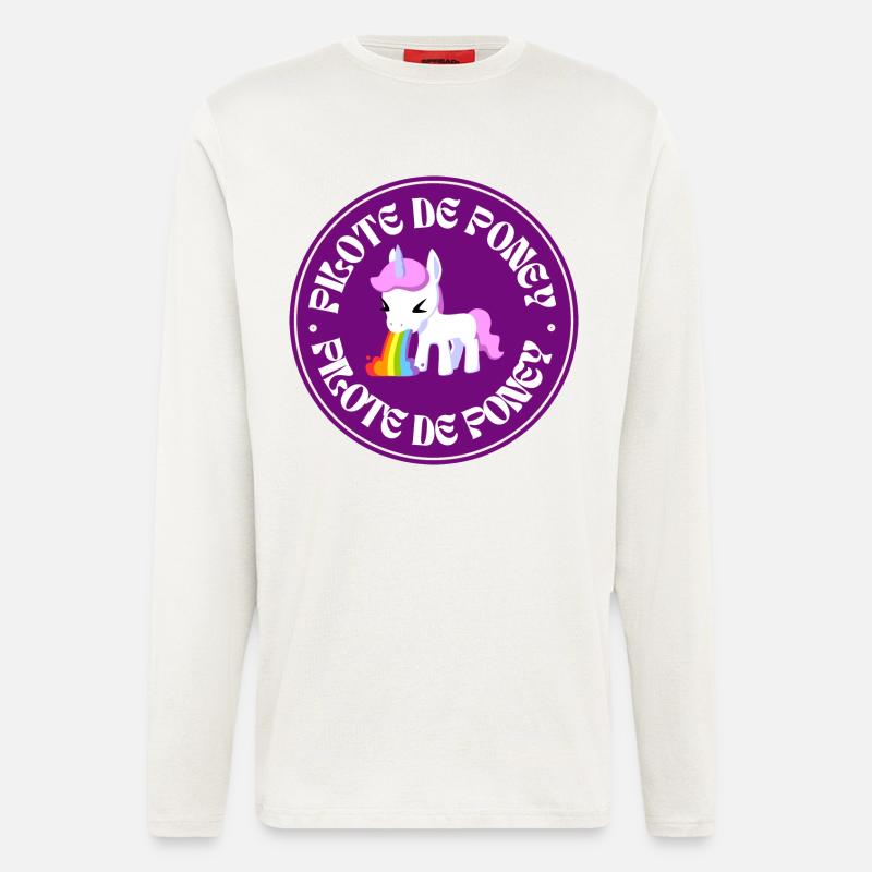 Pony-Pilot - Langarmshirt - made by SPREAD  - OFF WHITE