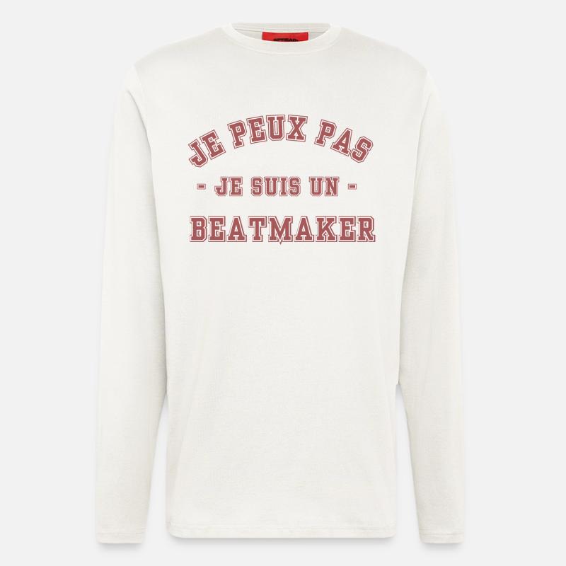 I can't I'm a beatmaker - Longsleeve - made by SPREAD  - OFF WHITE