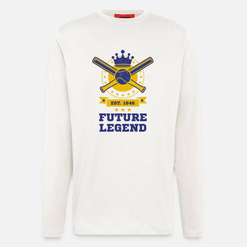 Future Legend Baseball - Langarmshirt - made by SPREAD  - OFF WHITE