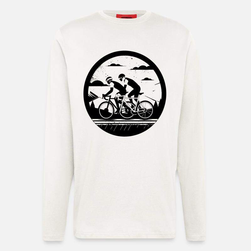 Radfahren - Langarmshirt - made by SPREAD - OFF WHITE