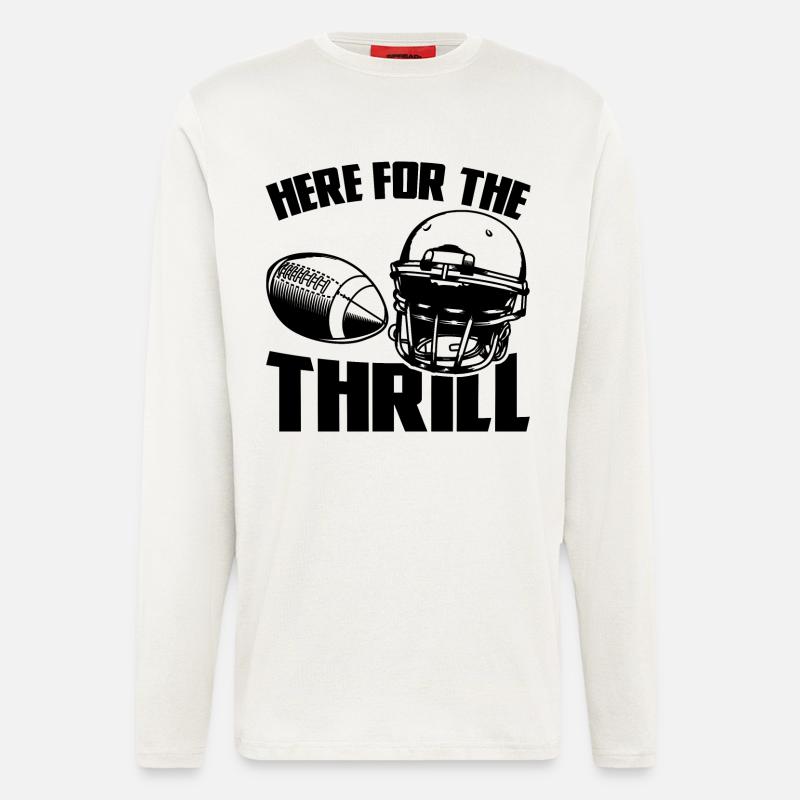 Here For The Thrill - Langarmshirt - made by SPREAD  - OFF WHITE