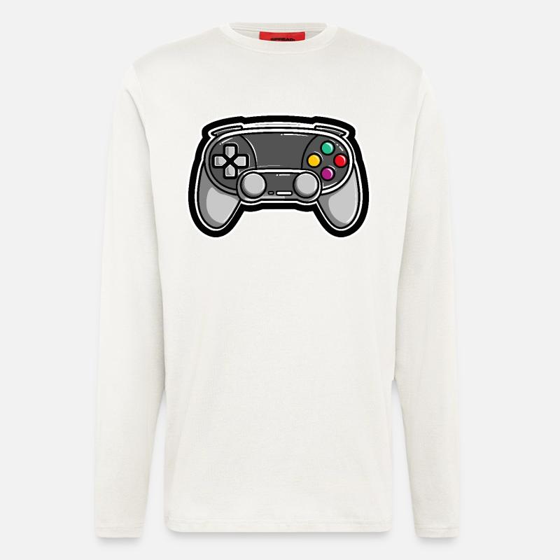 Game Controllers - Longsleeve - made by SPREAD  - OFF WHITE