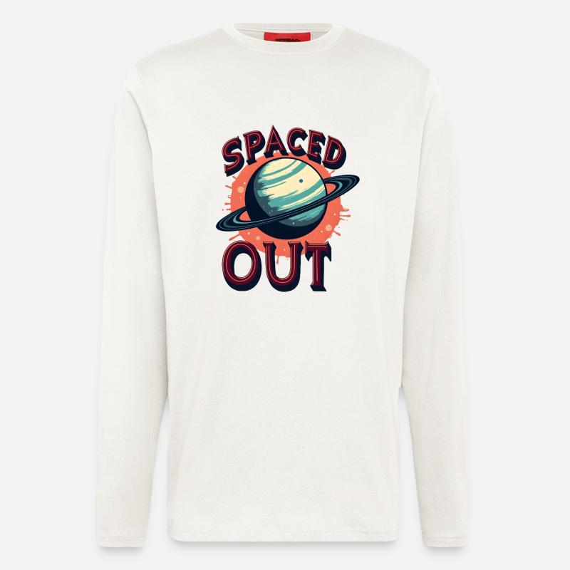 Spaced Out - Langarmshirt - made by SPREAD  - OFF WHITE
