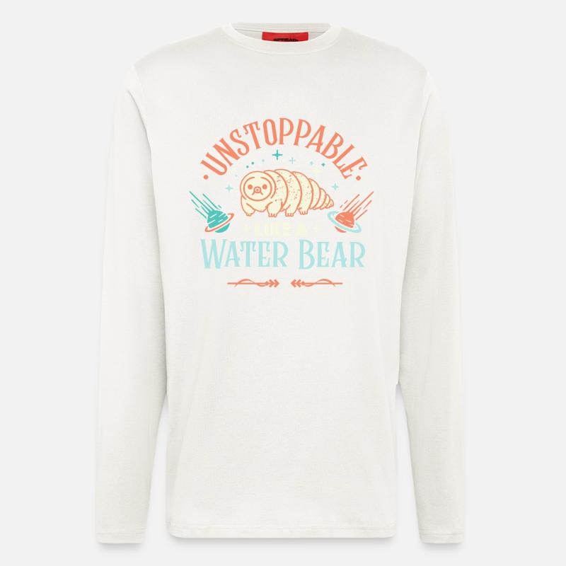 Unstoppable tardigrade - Longsleeve - made by SPREAD  - OFF WHITE