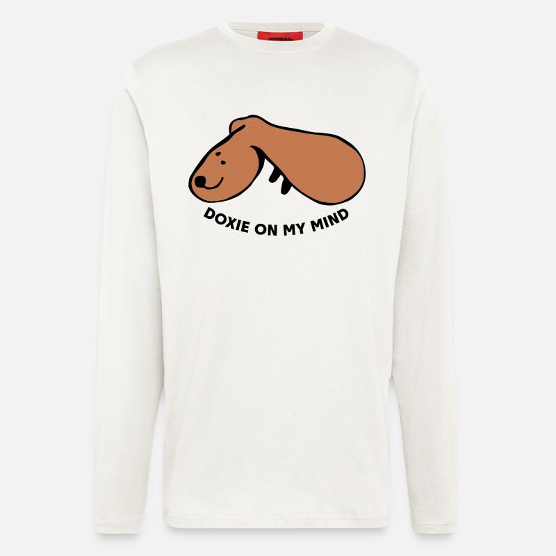 Lässiger Hund – Einfach entspannt - Langarmshirt - made by SPREAD  - OFF WHITE