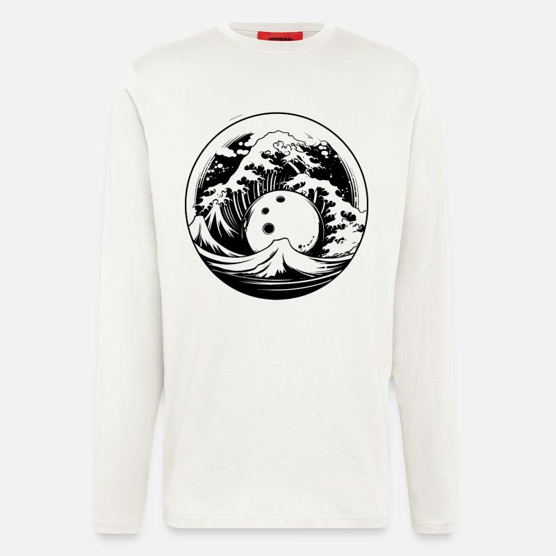 Bowling - Langarmshirt - made by SPREAD  - OFF WHITE