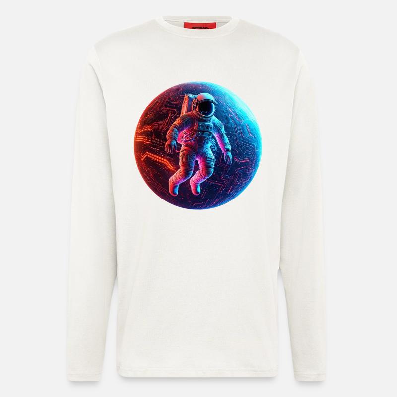 astro - Langarmshirt - made by SPREAD  - OFF WHITE