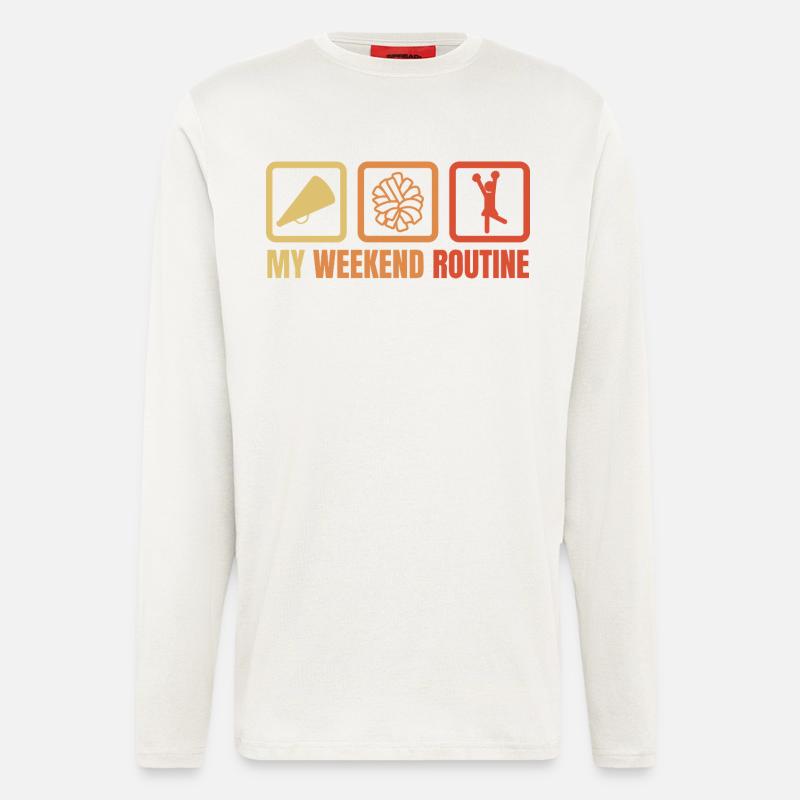 Cheerleader Weekend Routine - Longsleeve - made by SPREAD  - OFF WHITE