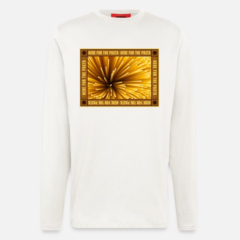 Spaghetti Focus Retro Frame - Longsleeve - made by SPREAD  - OFF WHITE