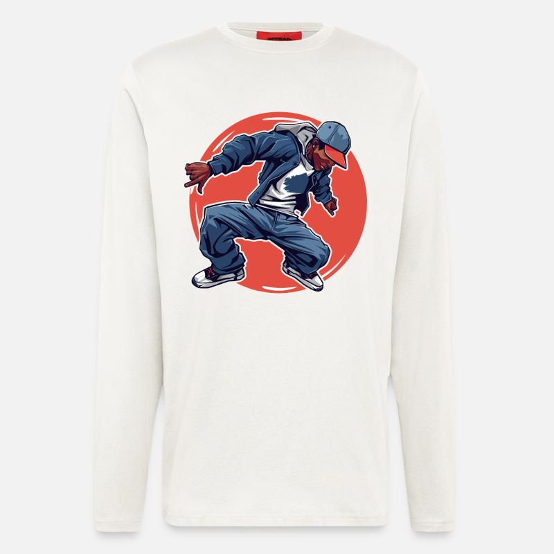 Breakdancing - Langarmshirt - made by SPREAD  - OFF WHITE