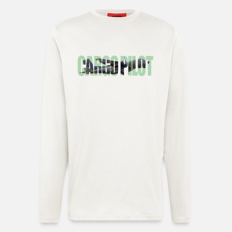 Cargo pilot C-160 - Langarmshirt - made by SPREAD  - OFF WHITE